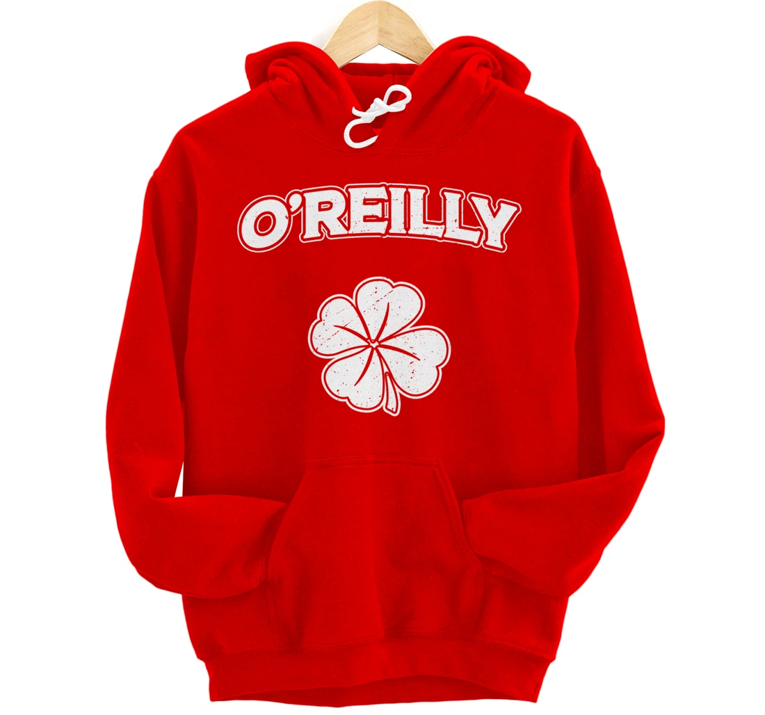 Irish Clover O'Reilly St Patrick's Day Pride Pullover Hoodie
