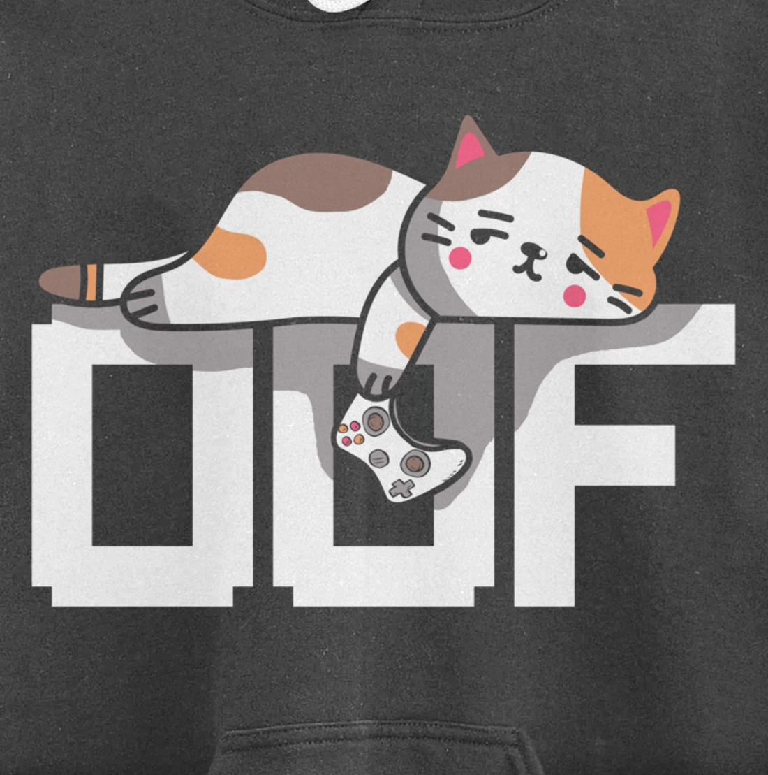 Oof Gamer Meme - Noob Internet Culture Gamer Cat Pullover Hoodie