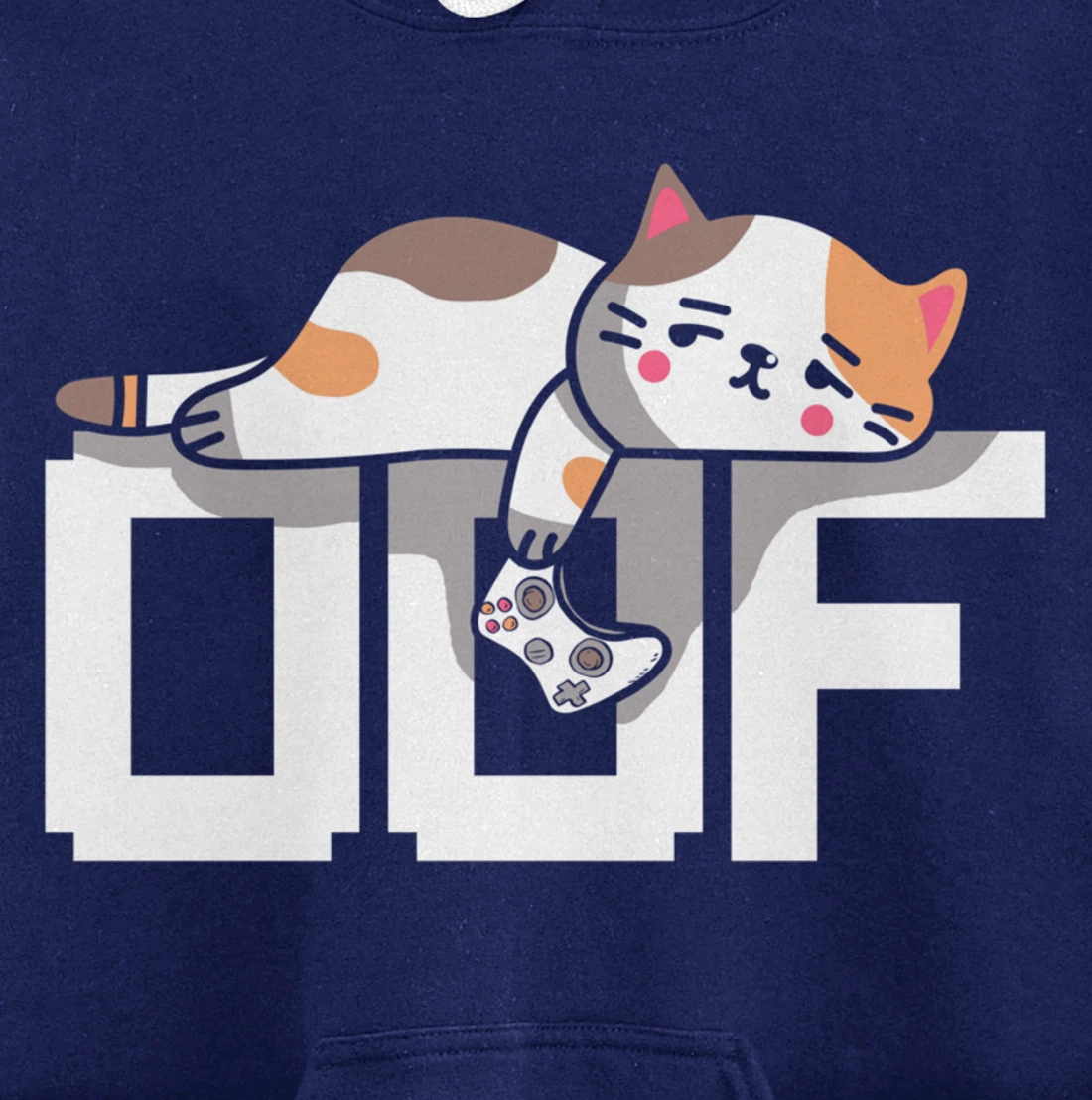 Oof Gamer Meme - Noob Internet Culture Gamer Cat Pullover Hoodie