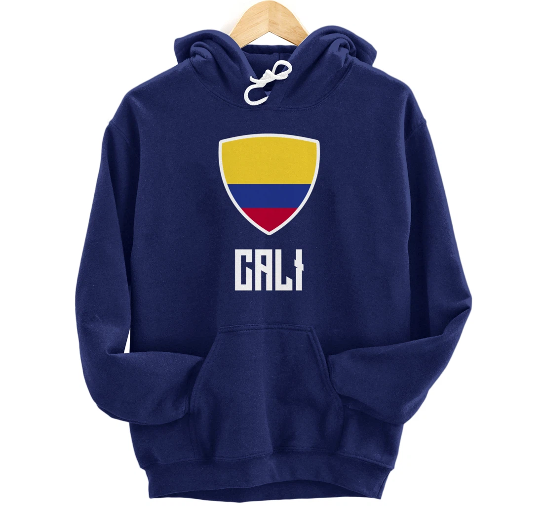 Cali Colombian Flag Roots Heritage Colombia Pullover Hoodie
