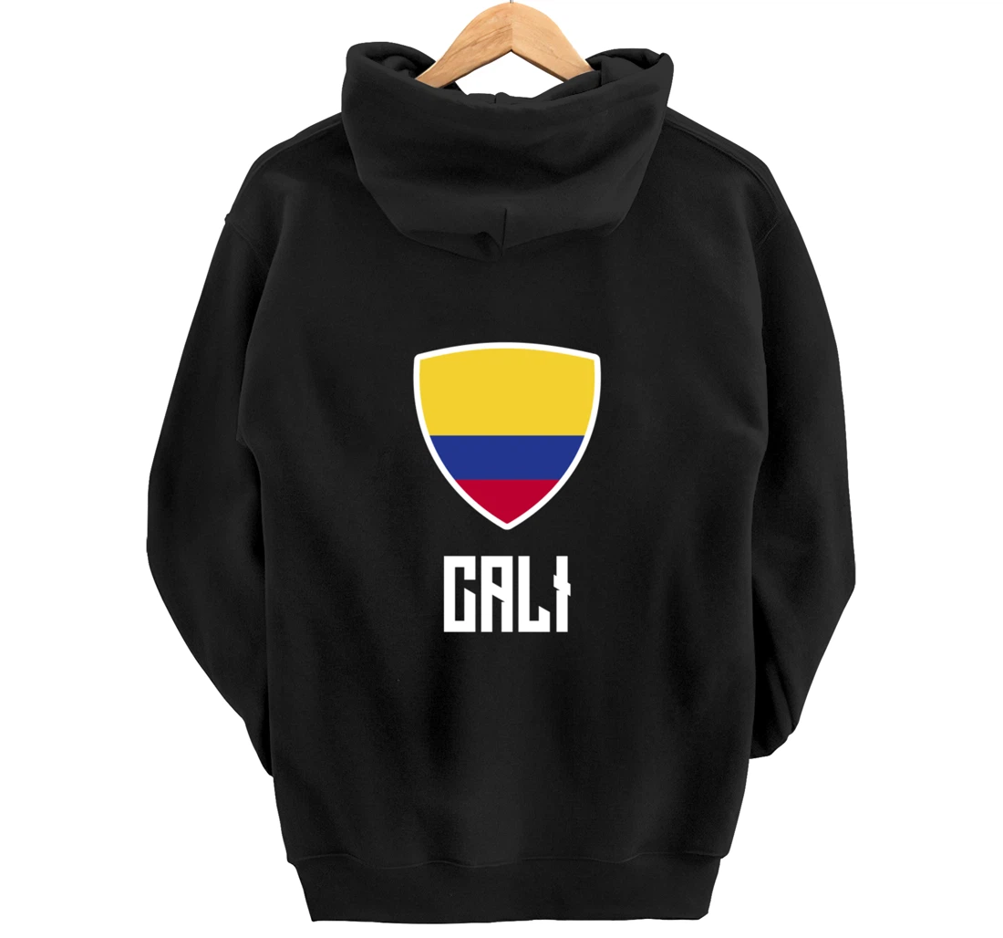 Cali Colombian Flag Roots Heritage Colombia Pullover Hoodie