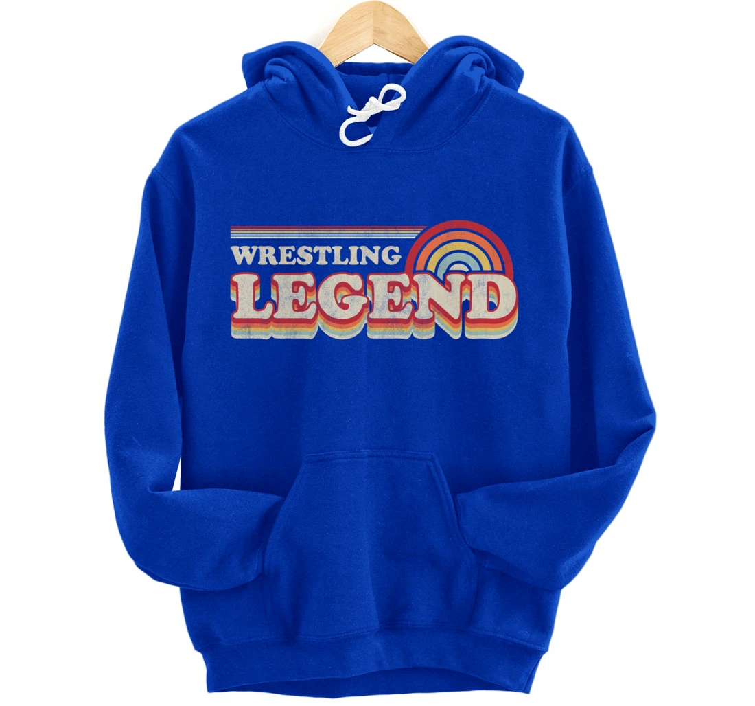 Wrestling Design, Funny Wrestling Legend Pullover Hoodie