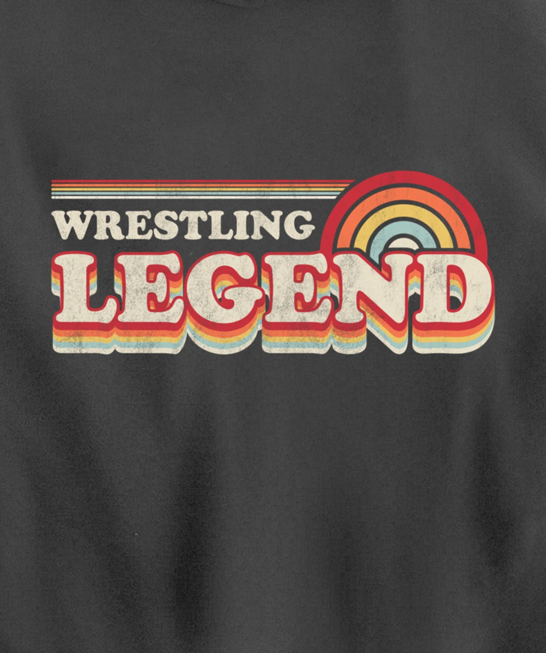 Wrestling Design, Funny Wrestling Legend Pullover Hoodie