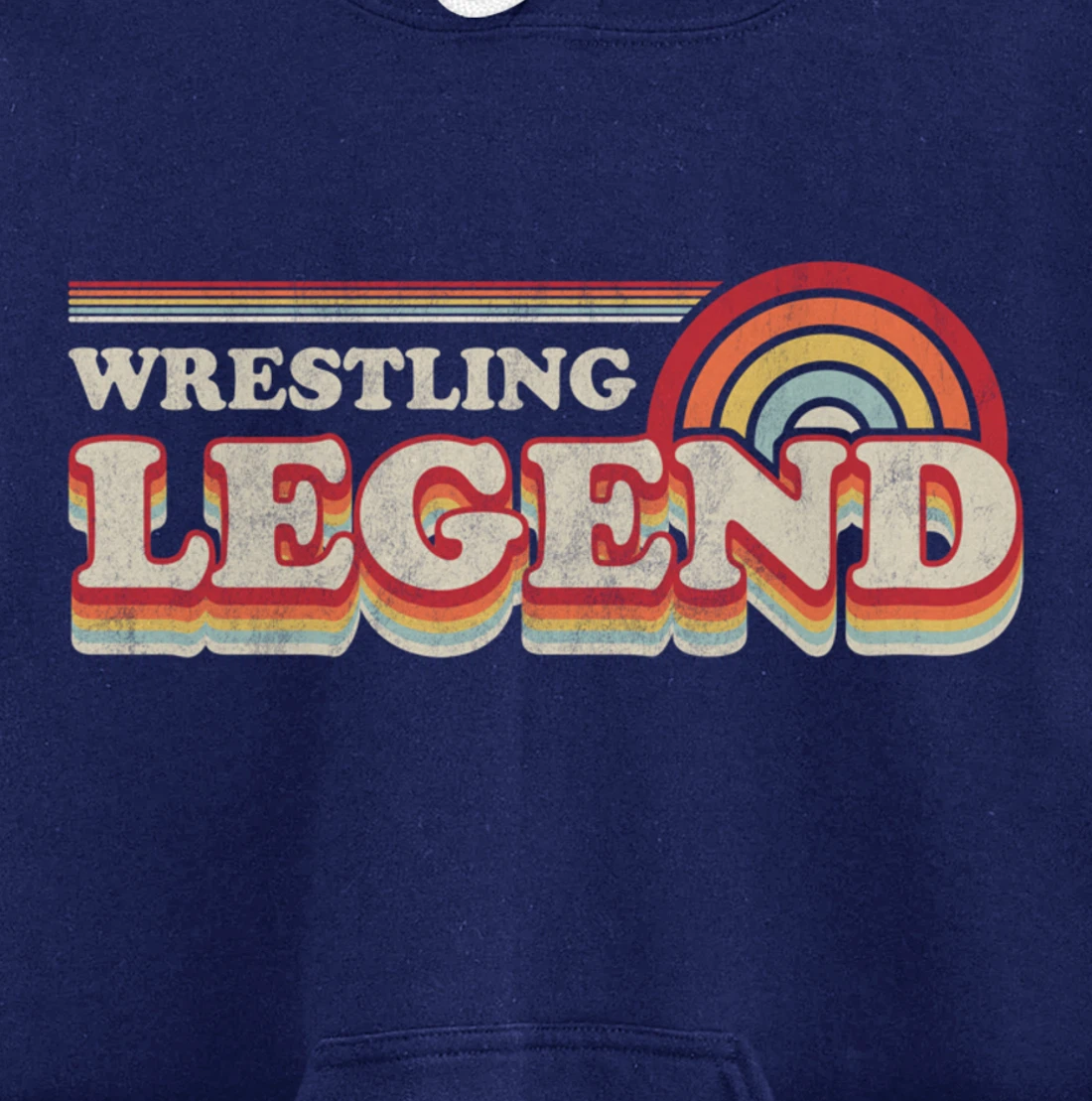 Wrestling Design, Funny Wrestling Legend Pullover Hoodie