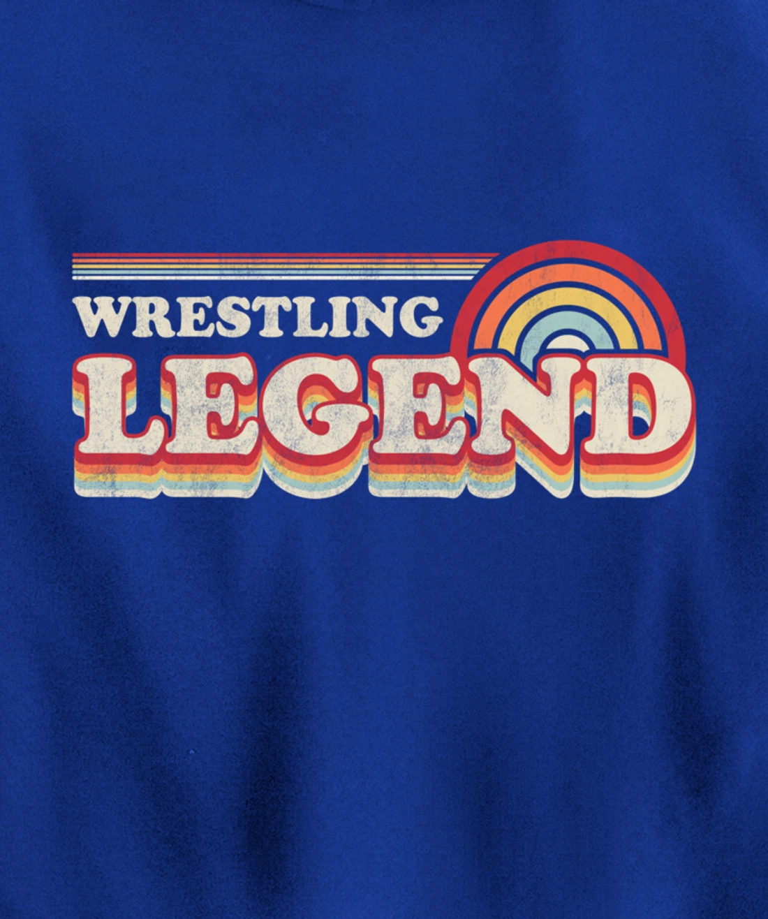 Wrestling Design, Funny Wrestling Legend Pullover Hoodie