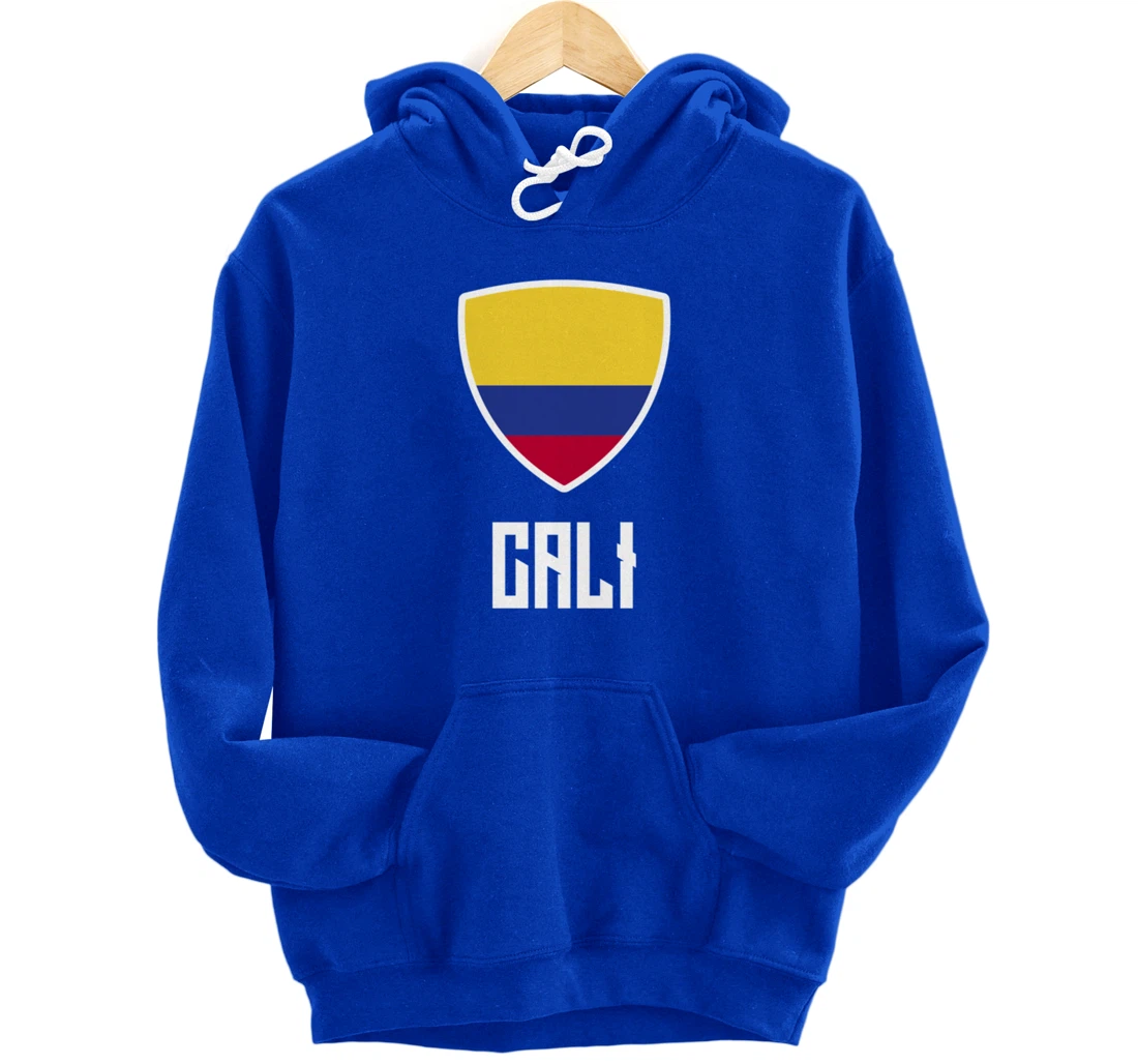 Cali Colombian Flag Roots Heritage Colombia Pullover Hoodie