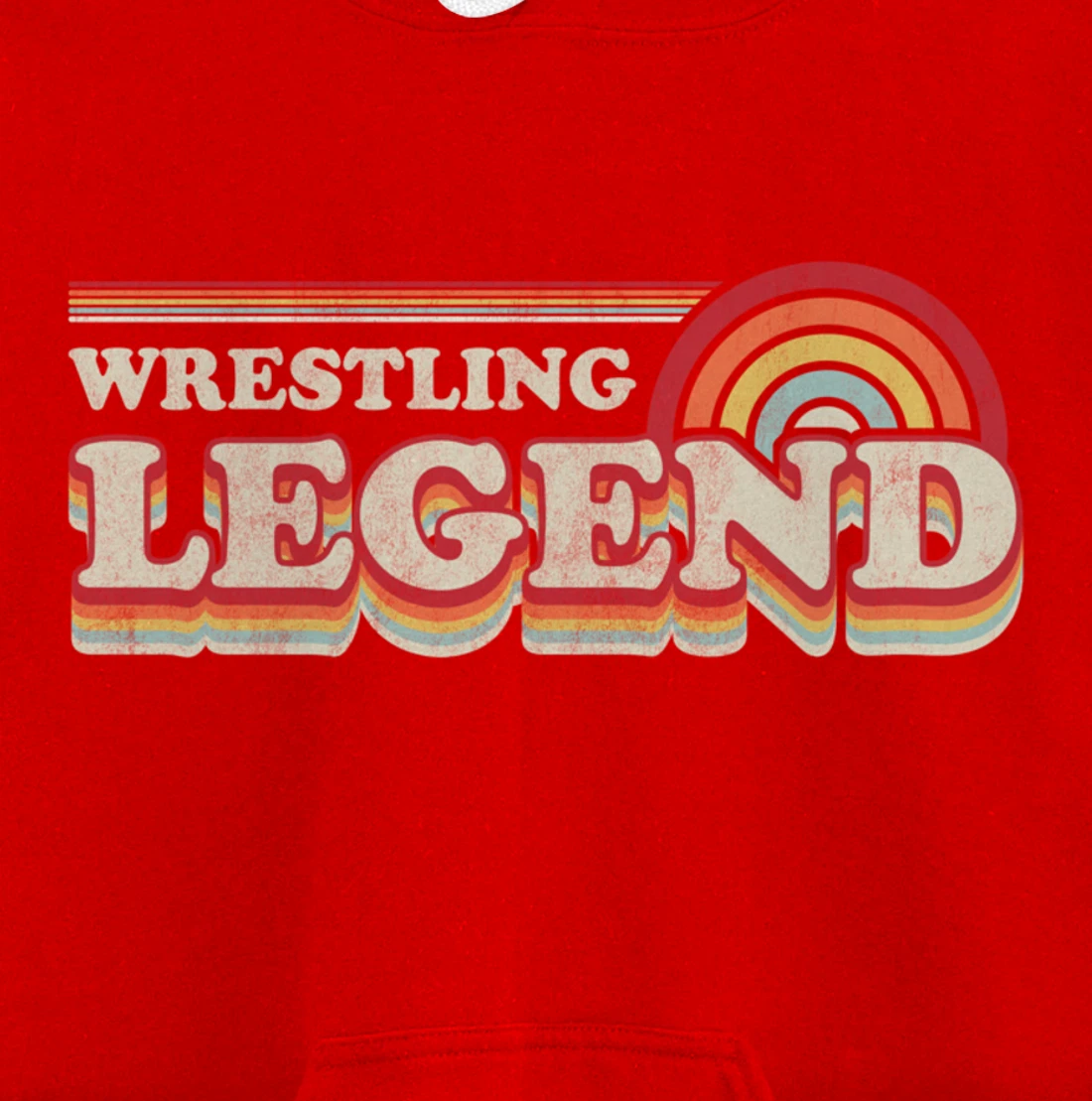 Wrestling Design, Funny Wrestling Legend Pullover Hoodie