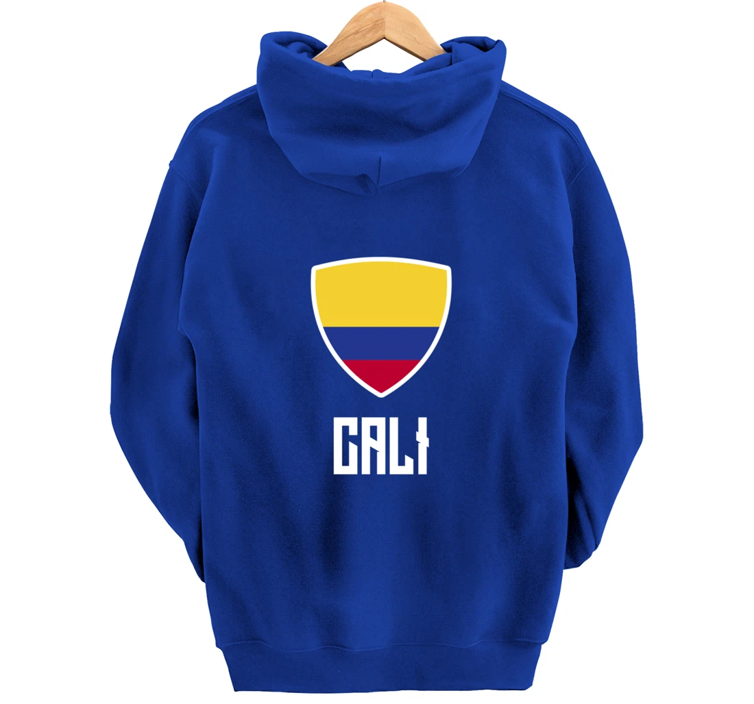 Cali Colombian Flag Roots Heritage Colombia Pullover Hoodie
