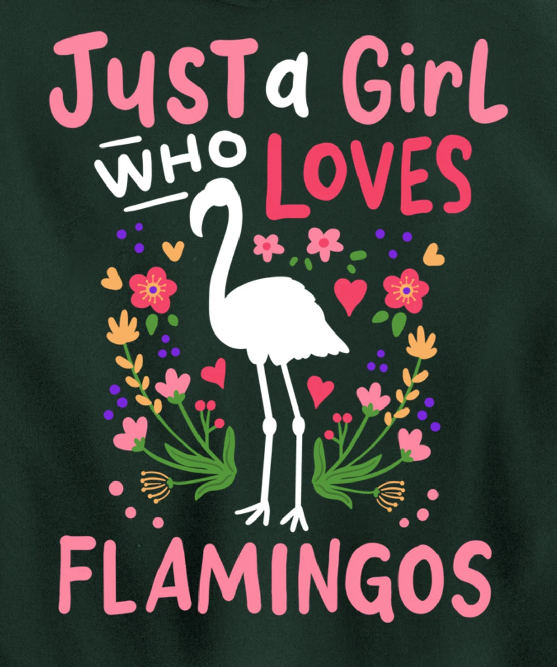 Flamingo Pullover Hoodie