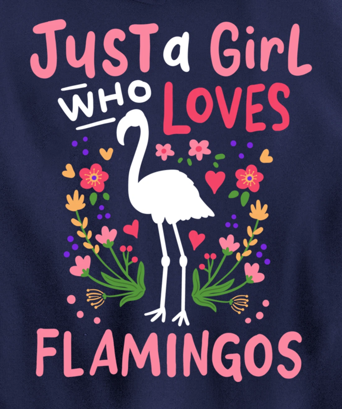 Flamingo Pullover Hoodie
