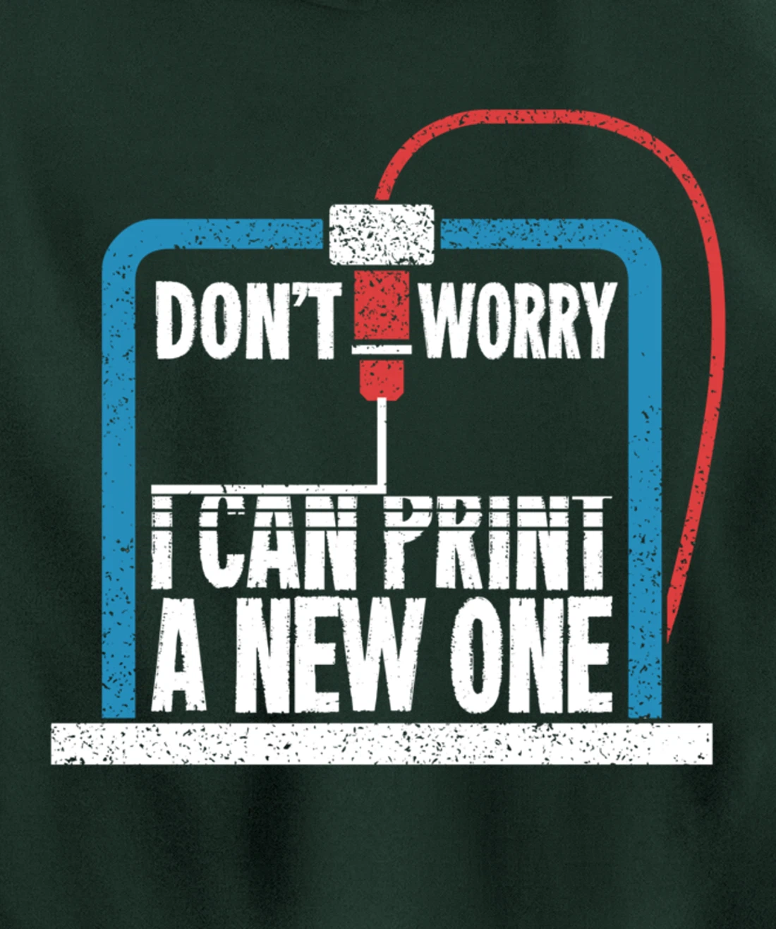 3D Printer Engineering Gift For A Print Engineer Pullover Hoodie