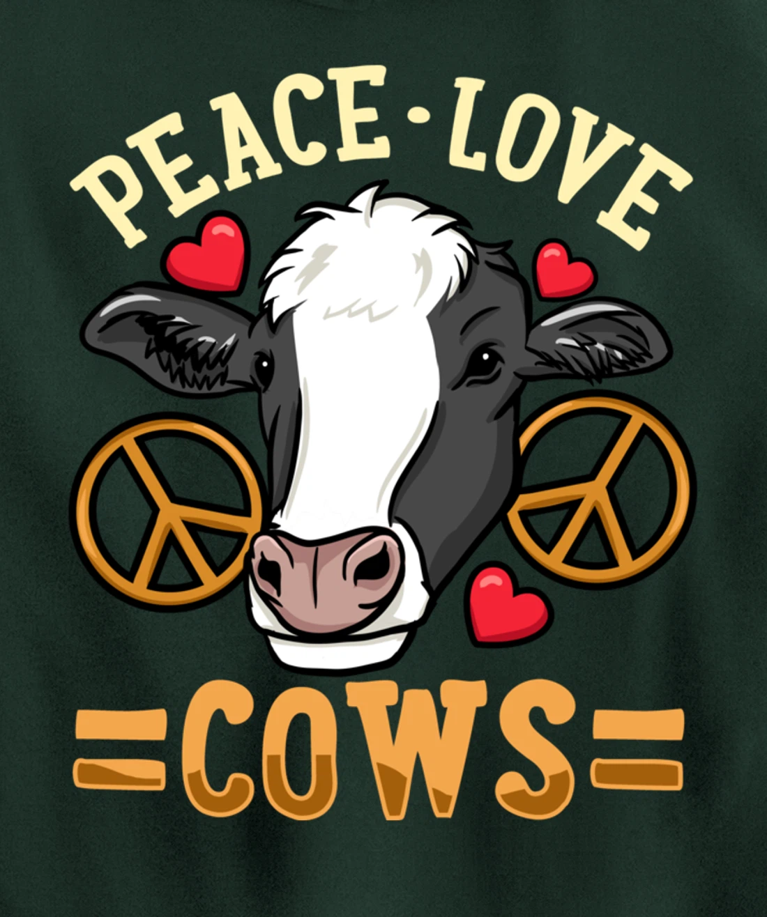 Cow Just a Girl Who Loves Cows Pullover Hoodie