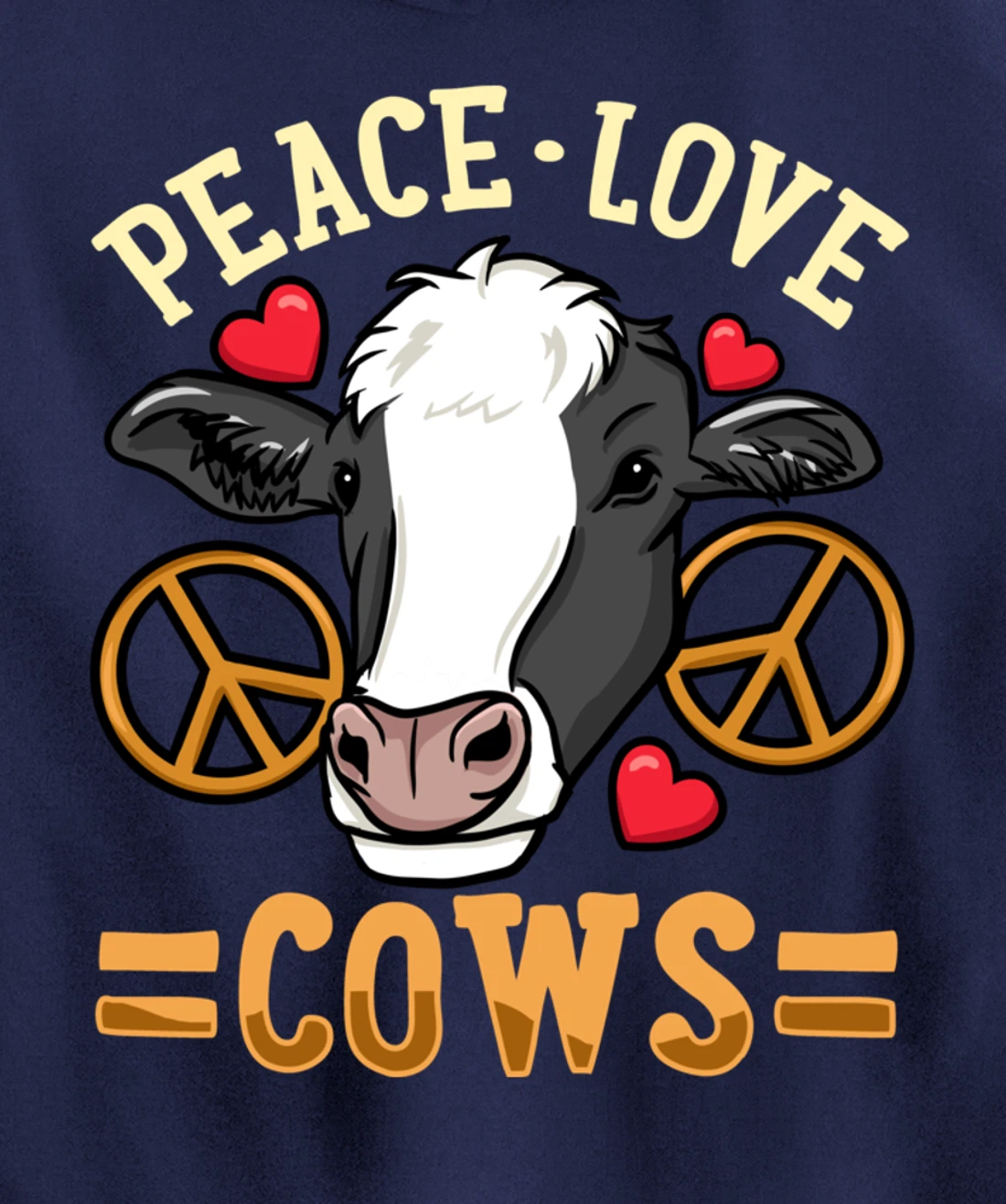 Cow Just a Girl Who Loves Cows Pullover Hoodie