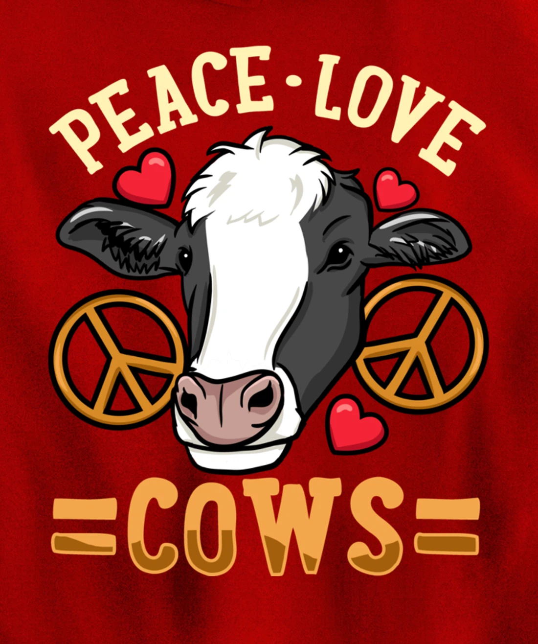 Cow Just a Girl Who Loves Cows Pullover Hoodie