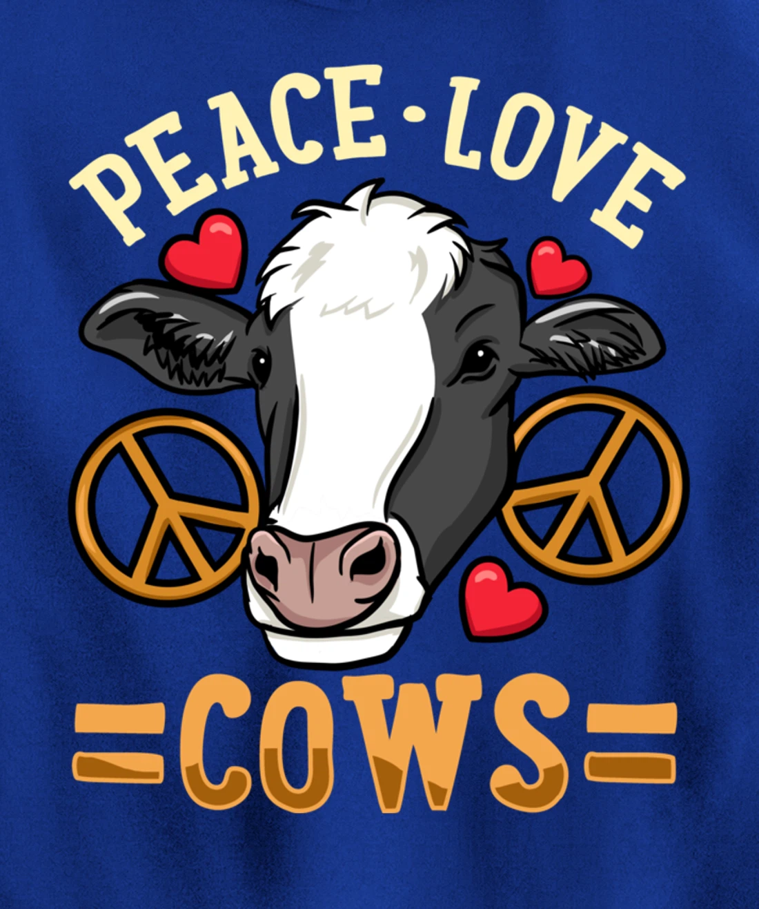 Cow Just a Girl Who Loves Cows Pullover Hoodie