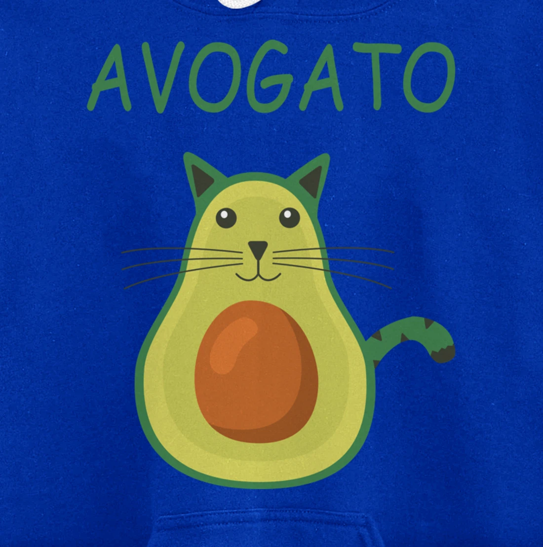 Vegan Avocado Cat I Siam Cat Meme I Carnival - Avogato Cat Pullover Hoodie