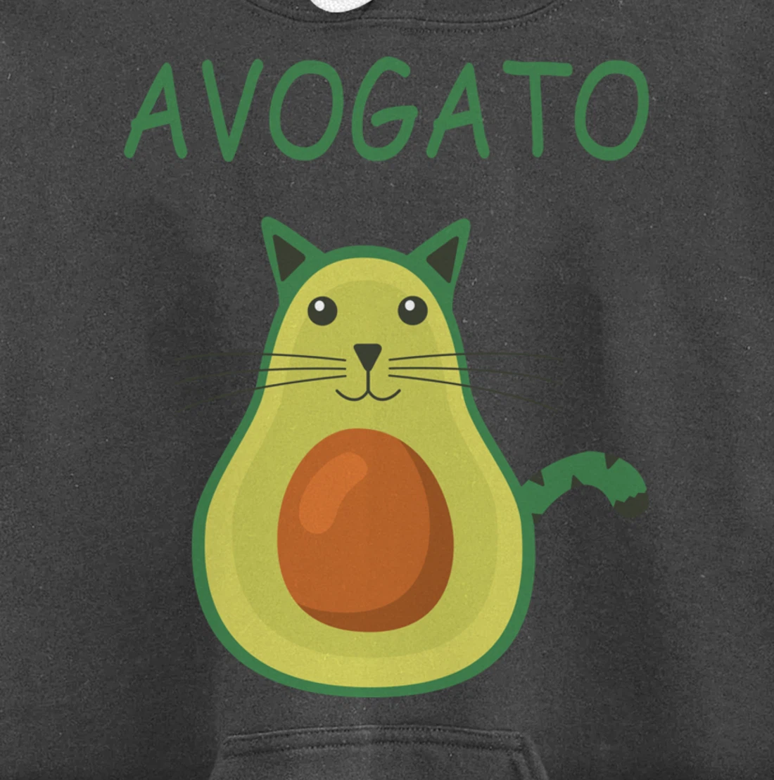 Vegan Avocado Cat I Siam Cat Meme I Carnival - Avogato Cat Pullover Hoodie