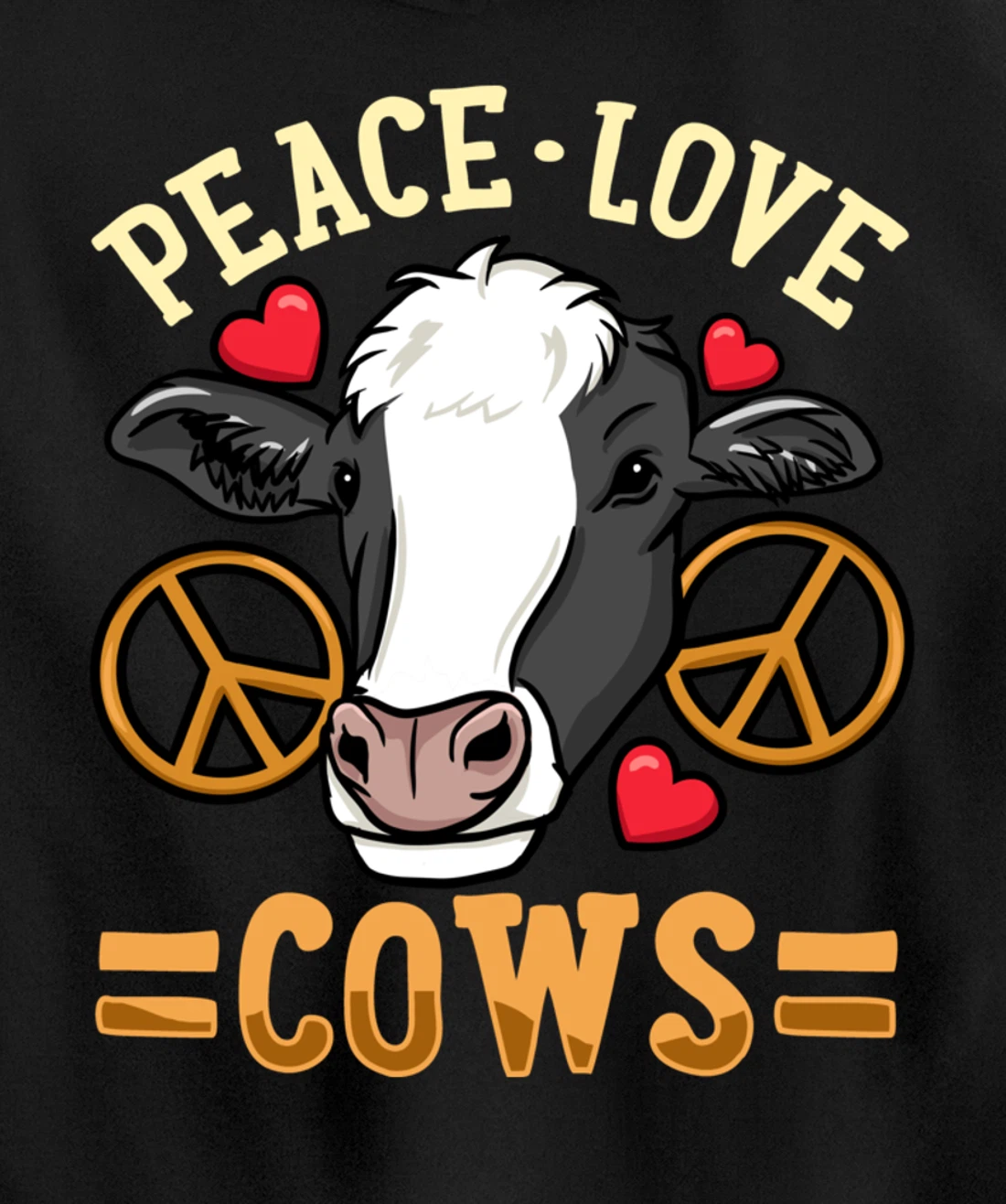 Cow Just a Girl Who Loves Cows Pullover Hoodie