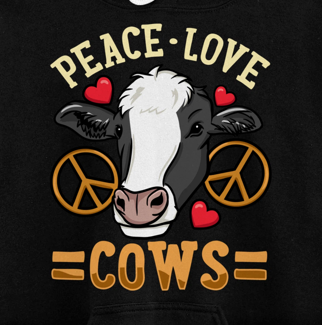Cow Just a Girl Who Loves Cows Pullover Hoodie