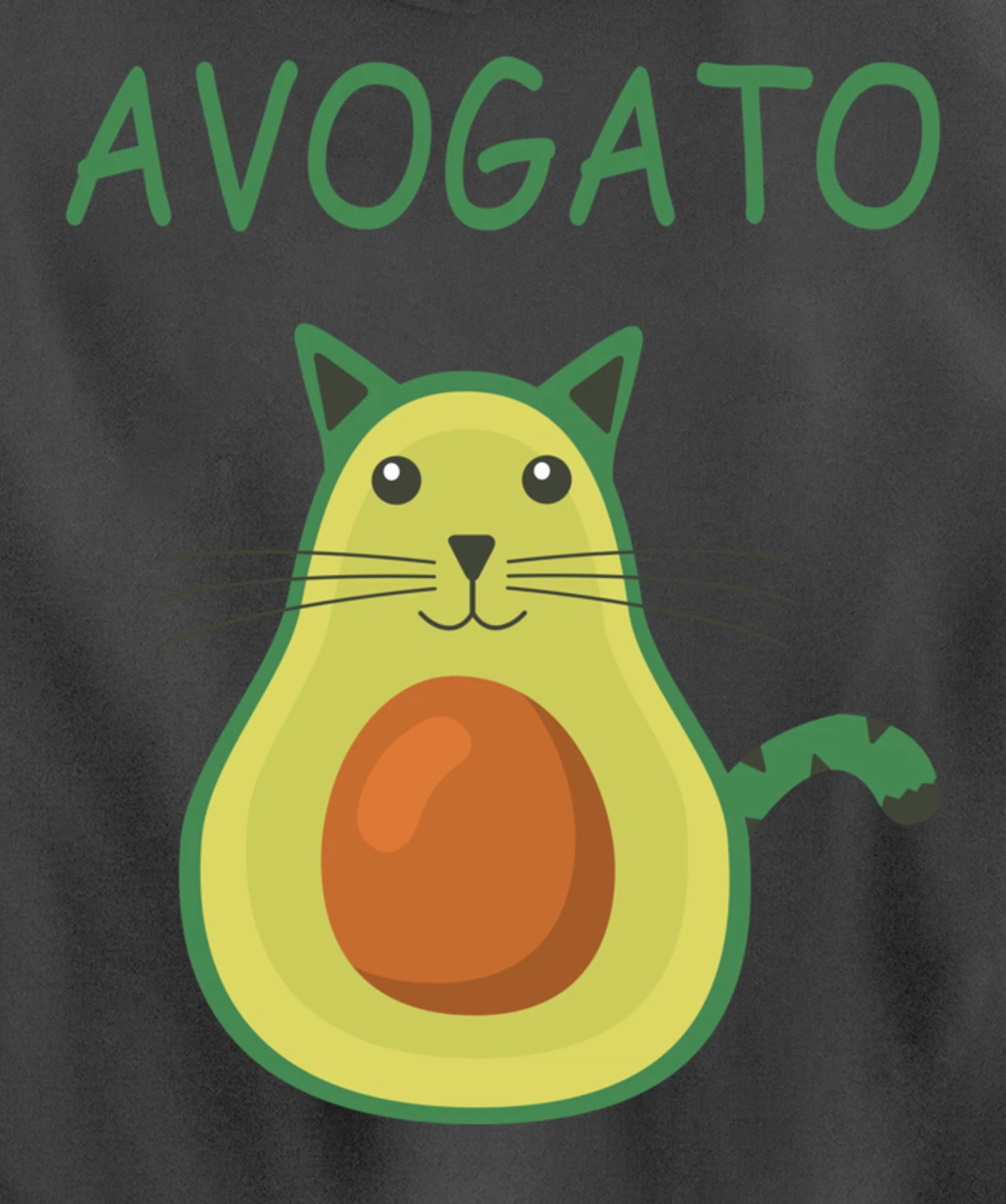Vegan Avocado Cat I Siam Cat Meme I Carnival - Avogato Cat Pullover Hoodie