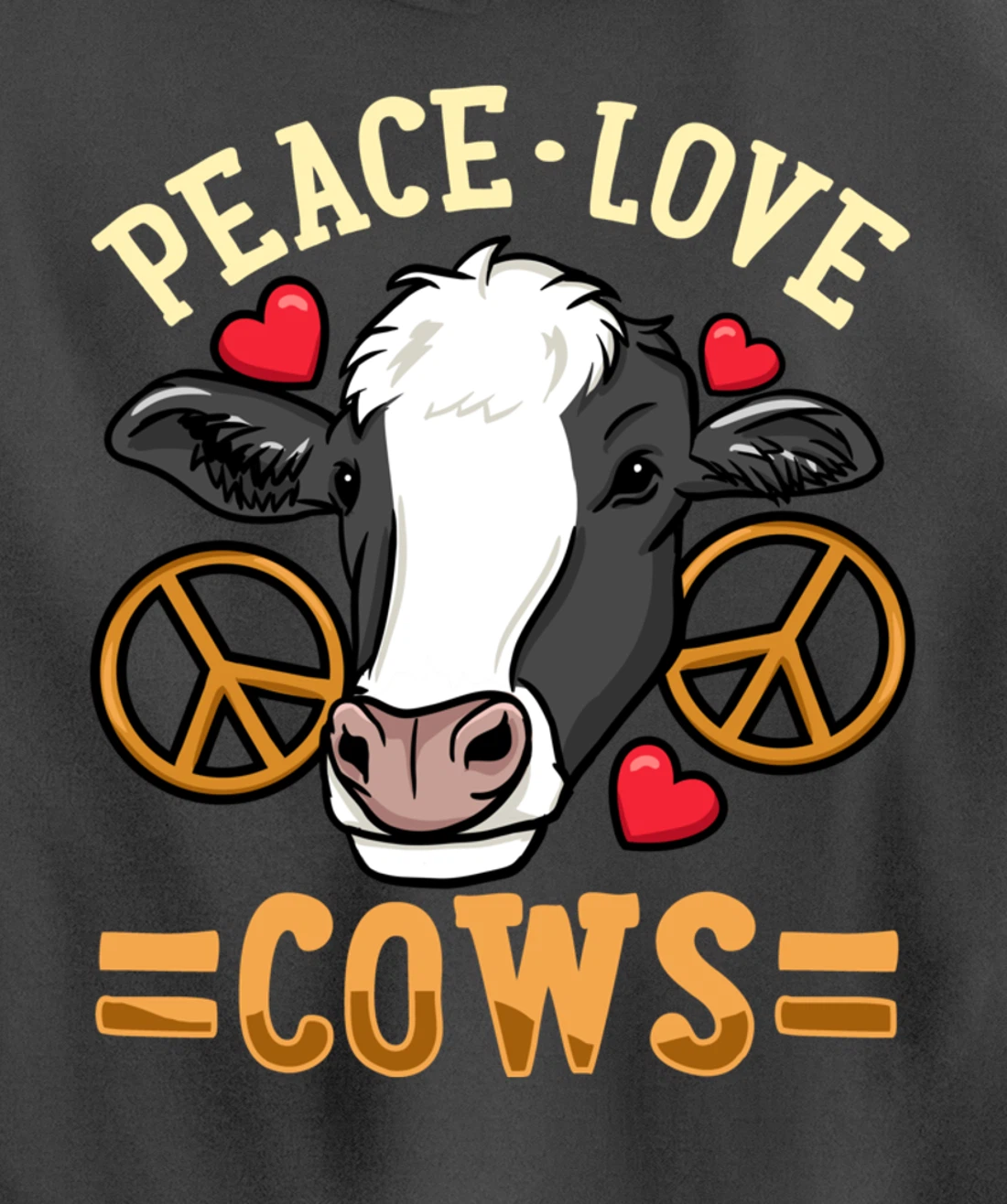 Cow Just a Girl Who Loves Cows Pullover Hoodie