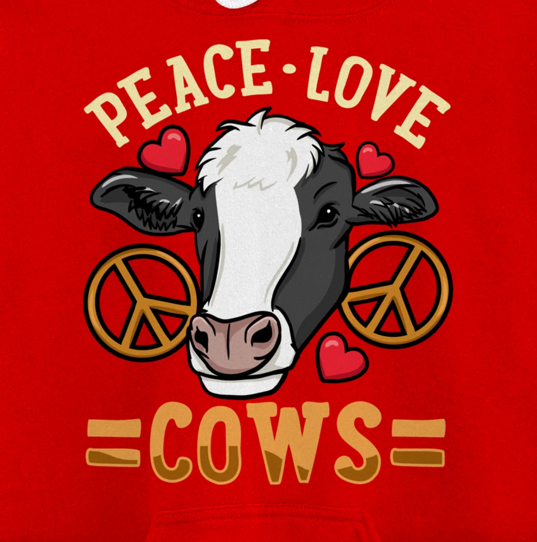 Cow Just a Girl Who Loves Cows Pullover Hoodie