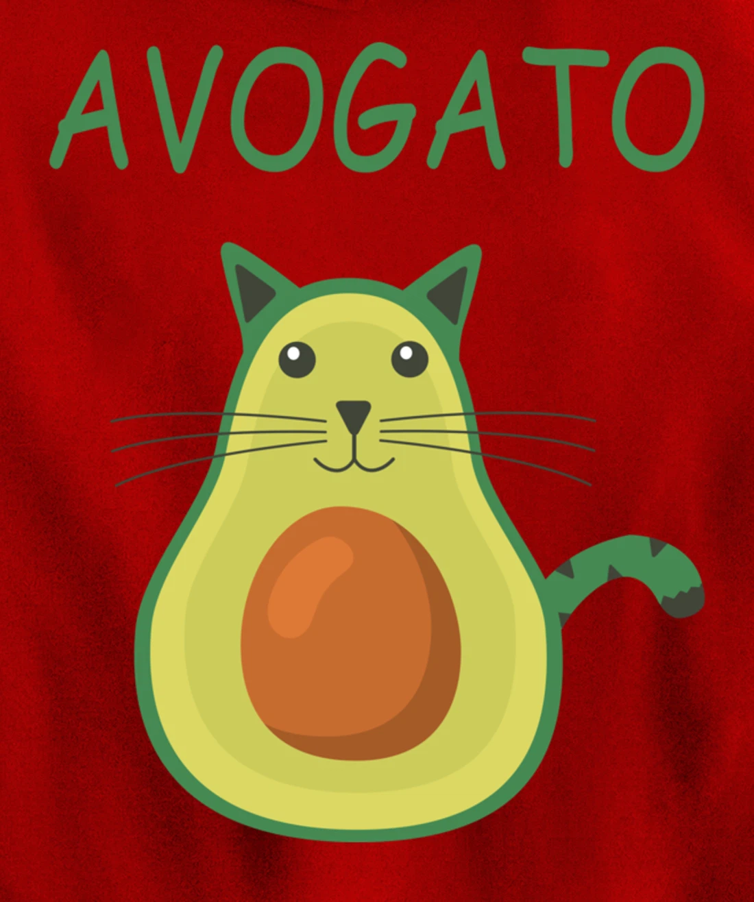Vegan Avocado Cat I Siam Cat Meme I Carnival - Avogato Cat Pullover Hoodie