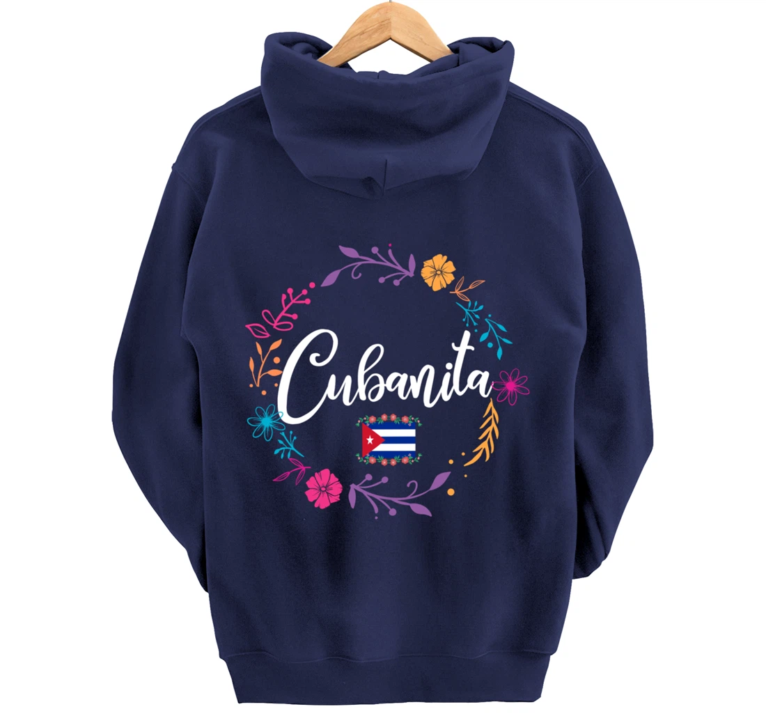 Cuban Flag Cubanita Pullover Hoodie