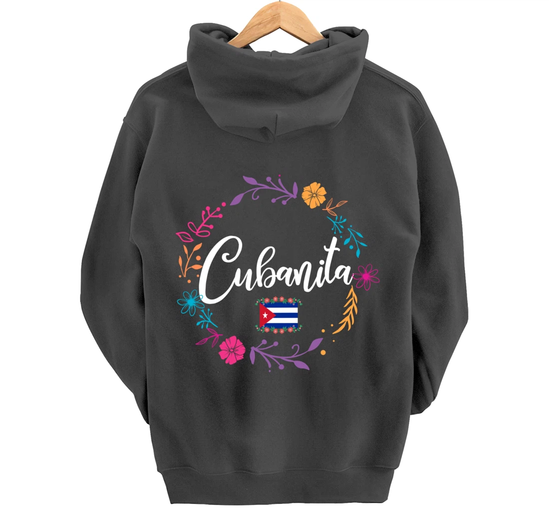 Cuban Flag Cubanita Pullover Hoodie