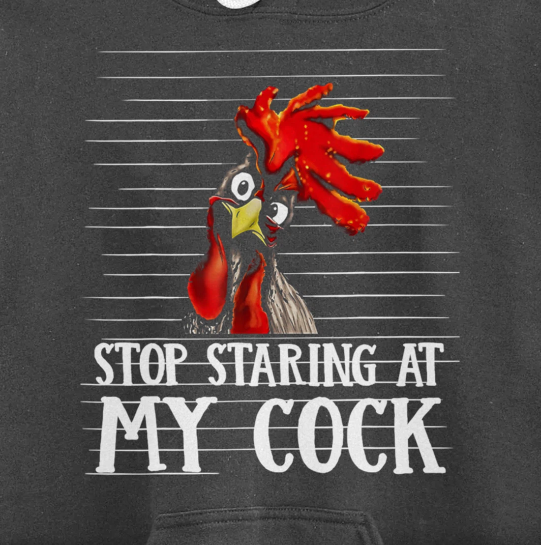 Funny Stop Staring At My Cock Pullover Hoodie