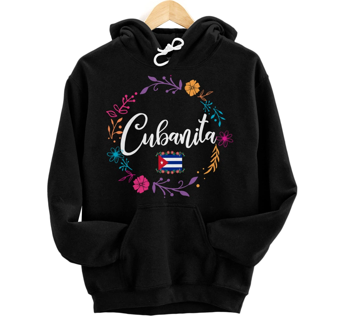 Cuban Flag Cubanita Pullover Hoodie