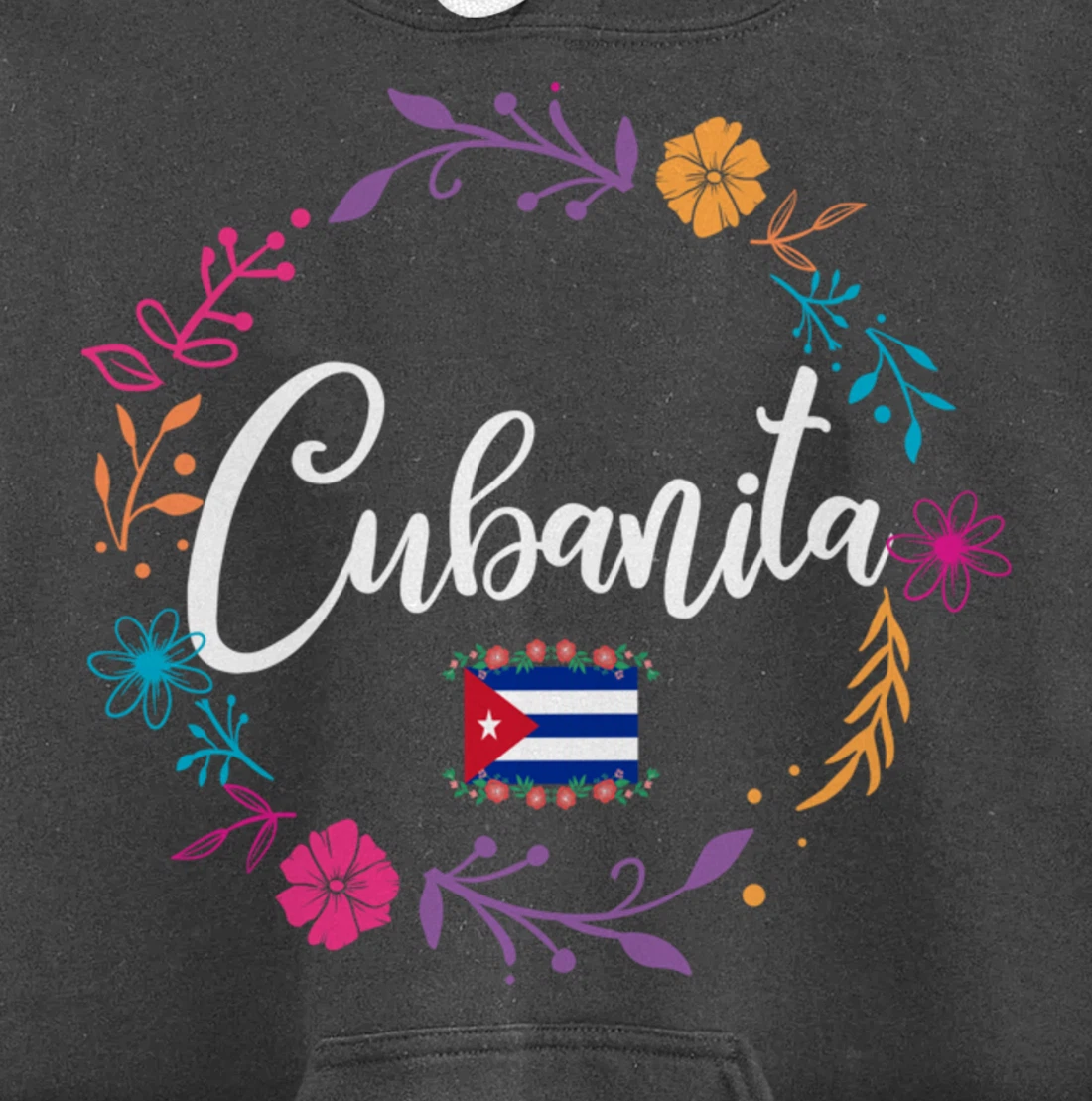 Cuban Flag Cubanita Pullover Hoodie