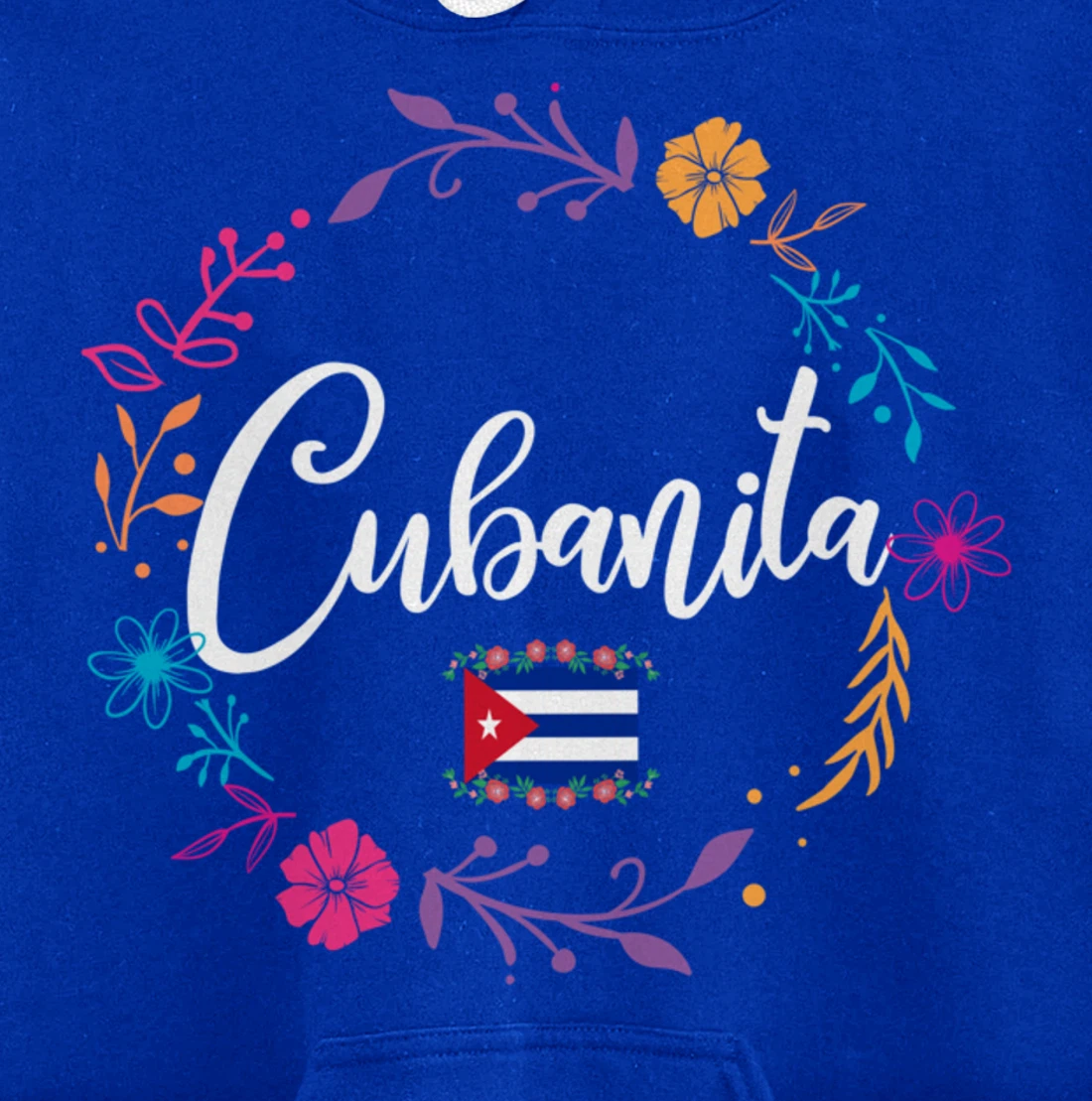 Cuban Flag Cubanita Pullover Hoodie