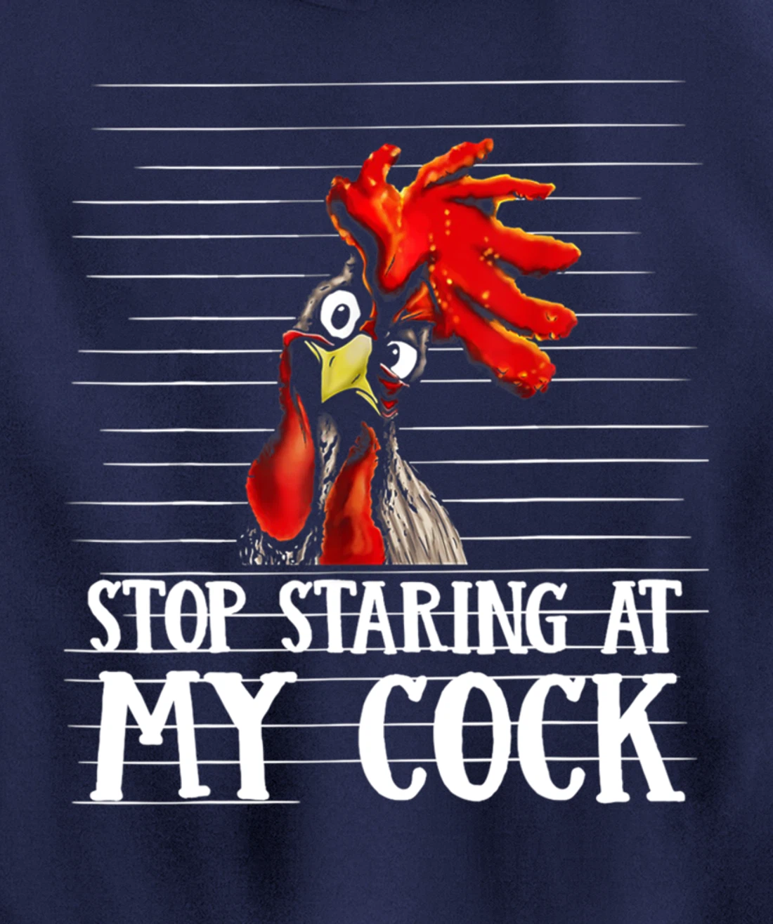 Funny Stop Staring At My Cock Pullover Hoodie