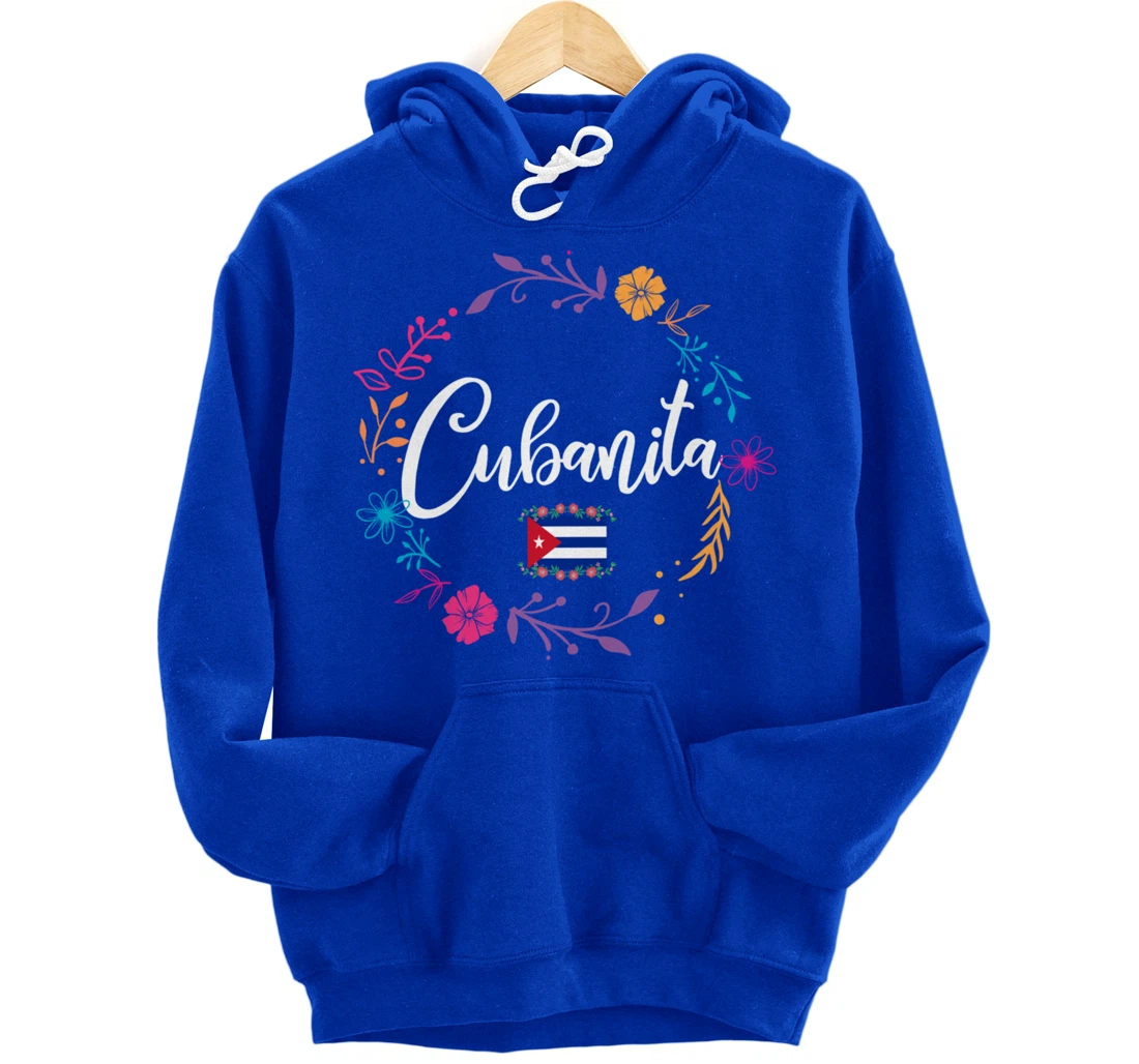 Cuban Flag Cubanita Pullover Hoodie