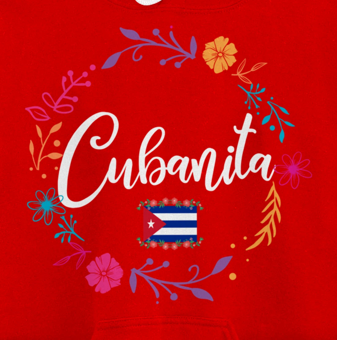 Cuban Flag Cubanita Pullover Hoodie