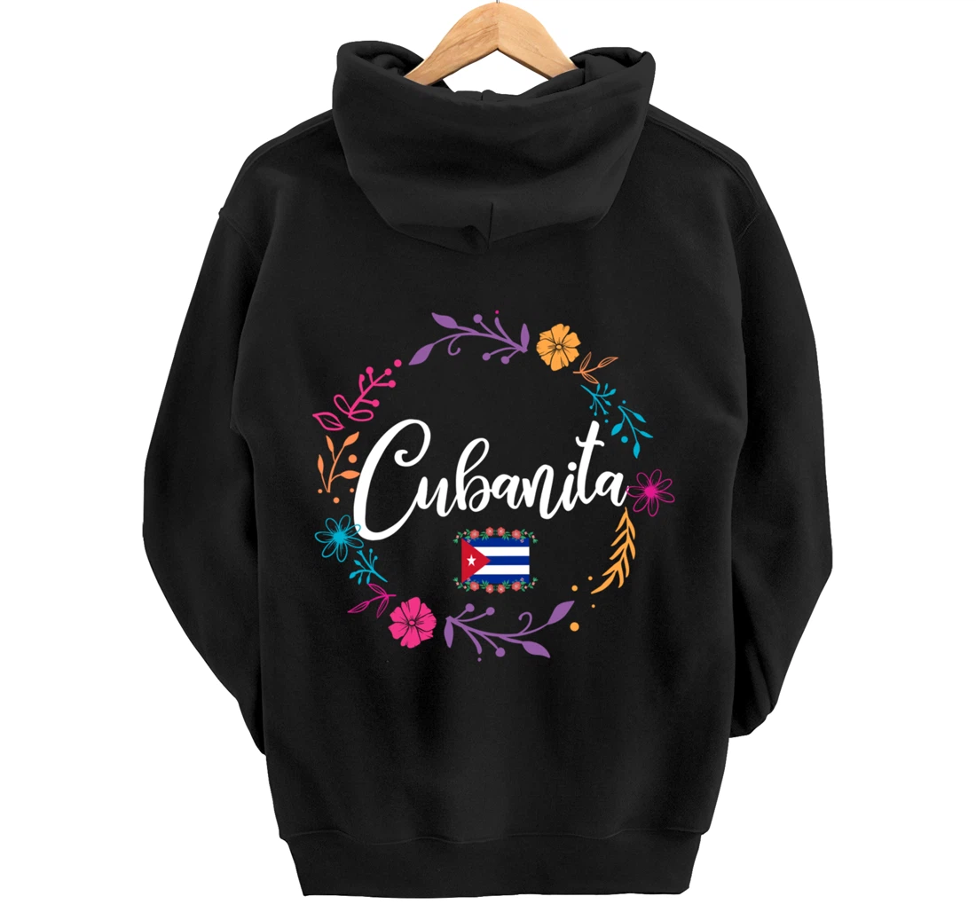 Cuban Flag Cubanita Pullover Hoodie