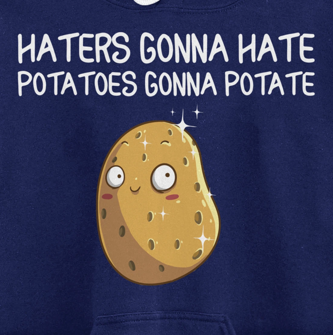 Funny Haters Gonna Hate Gift For Men Women Potato Lovers Pullover Hoodie
