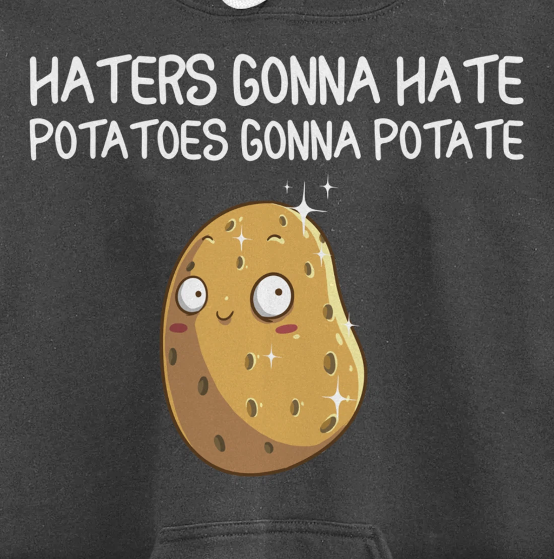 Funny Haters Gonna Hate Gift For Men Women Potato Lovers Pullover Hoodie
