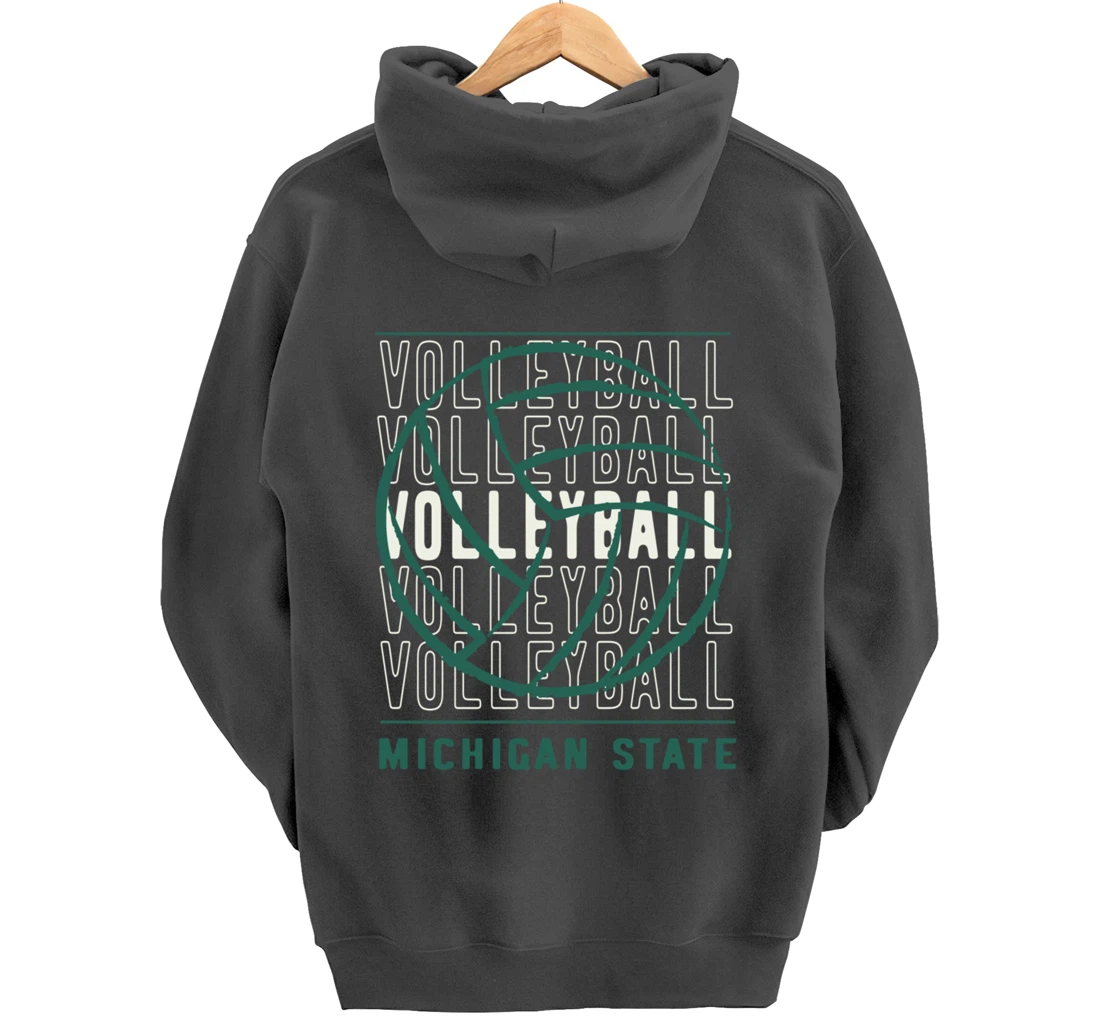 Volleyball Michigan State Pullover Hoodie