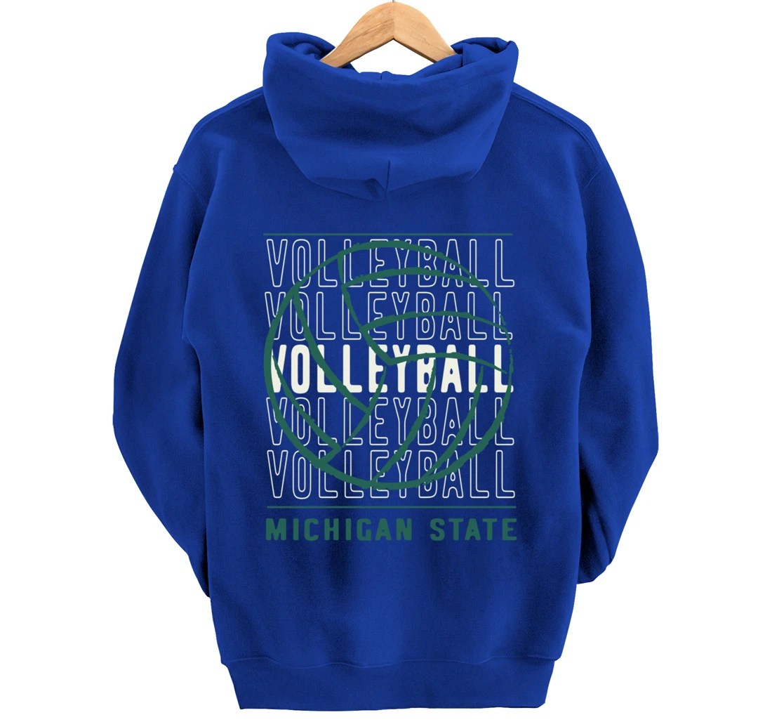 Volleyball Michigan State Pullover Hoodie