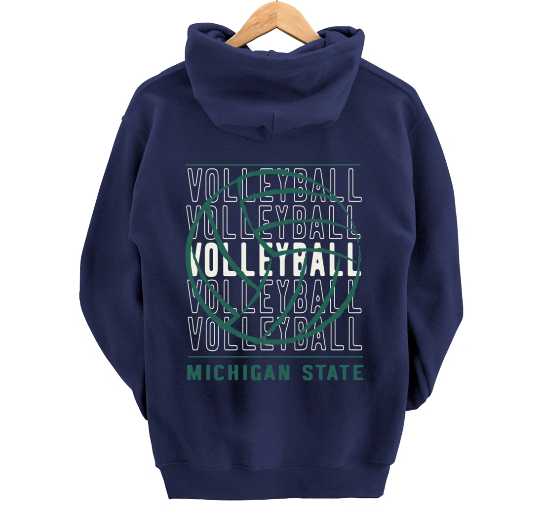 Volleyball Michigan State Pullover Hoodie