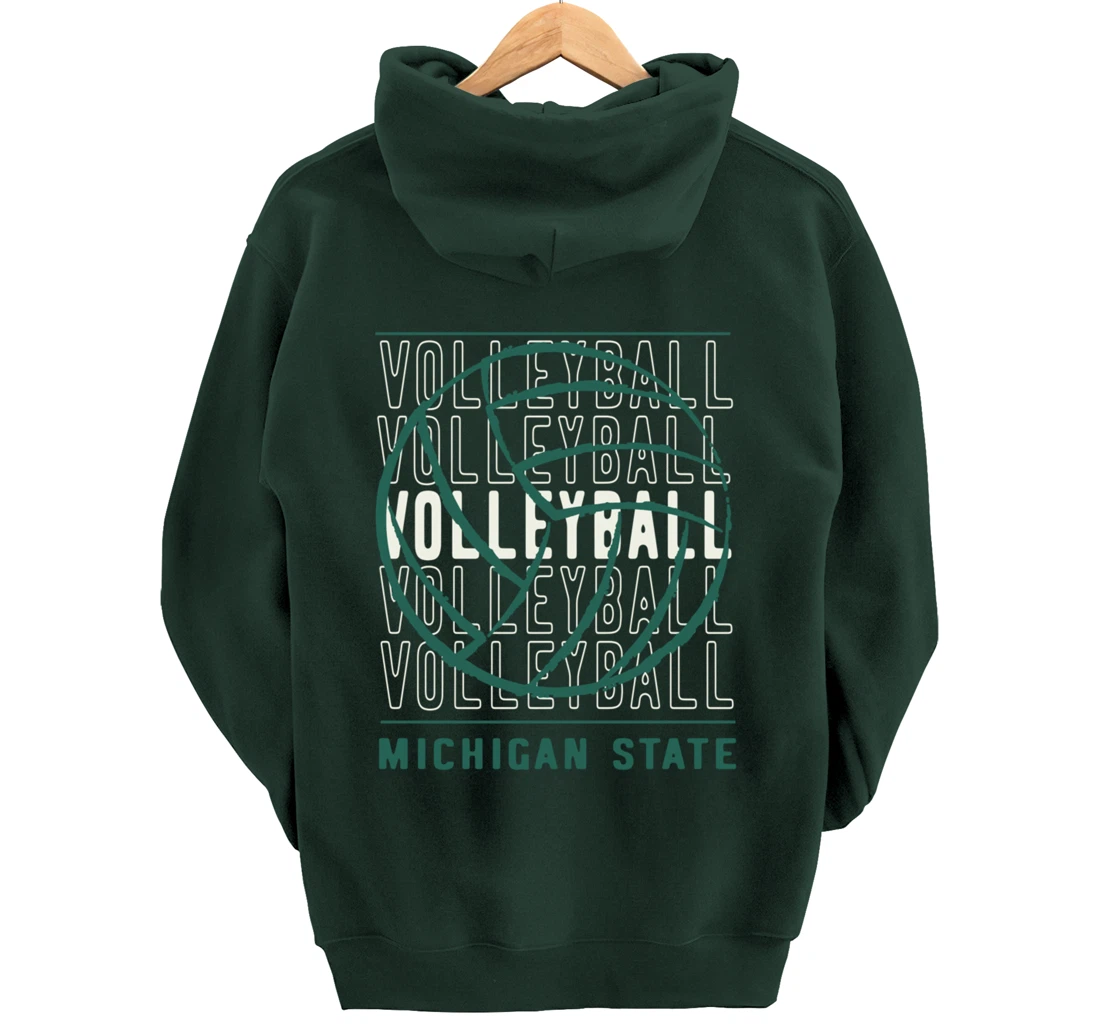 Volleyball Michigan State Pullover Hoodie