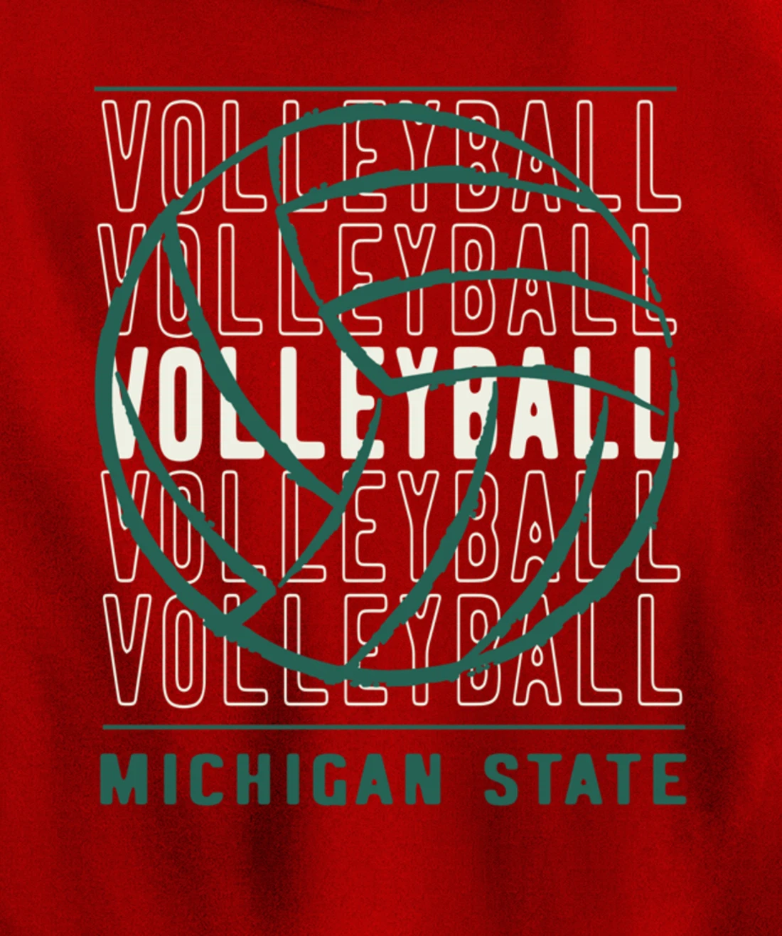 Volleyball Michigan State Pullover Hoodie