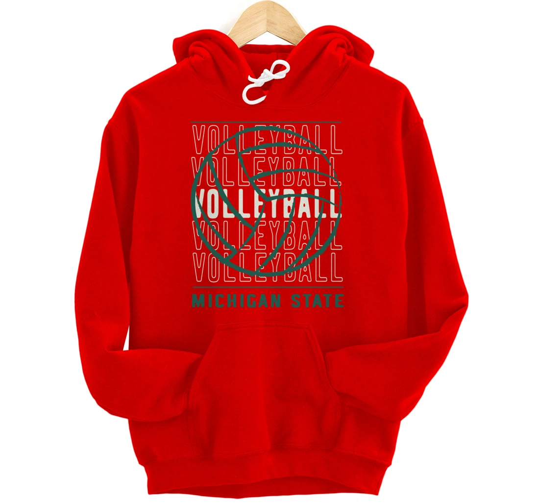 Volleyball Michigan State Pullover Hoodie
