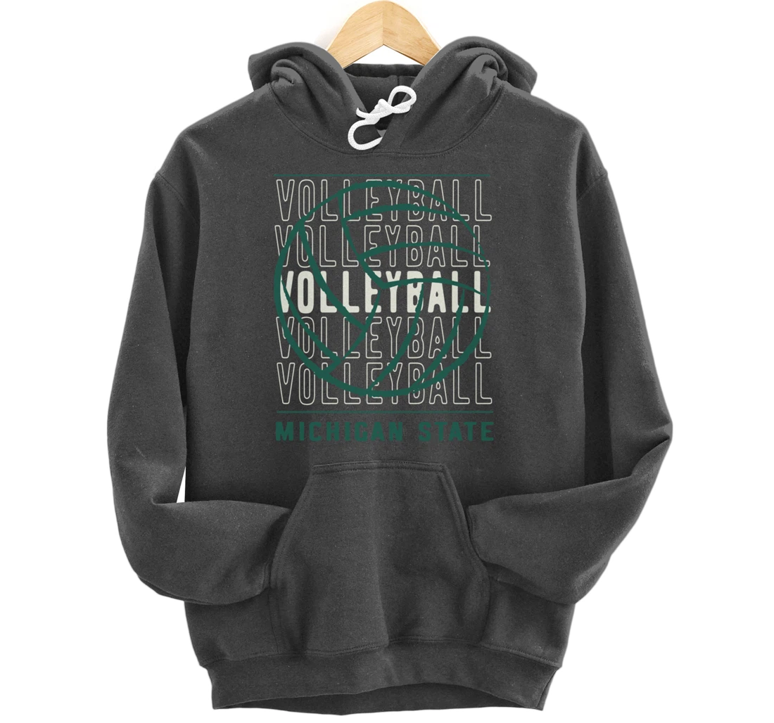Volleyball Michigan State Pullover Hoodie