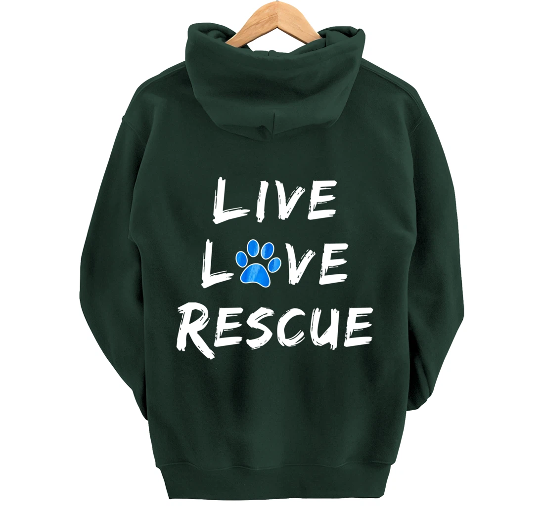 Lucky Dog Animal Rescue - Live Love Rescue Pullover Hoodie