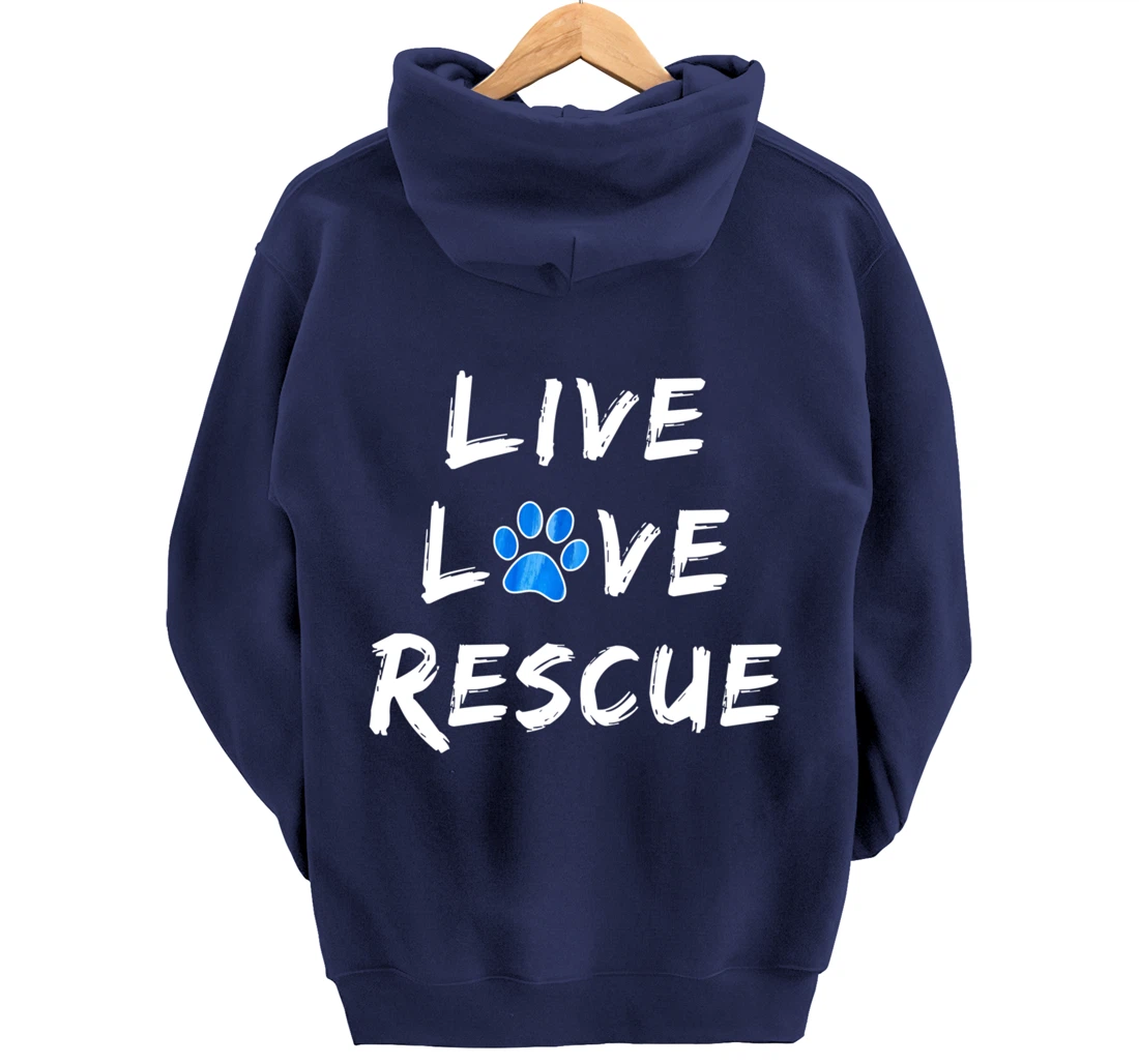 Lucky Dog Animal Rescue - Live Love Rescue Pullover Hoodie