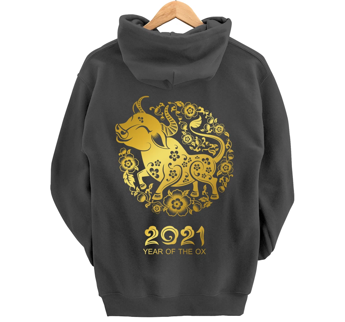 Happy Chinese New Year 2021 - Year Of The Ox Pullover Hoodie