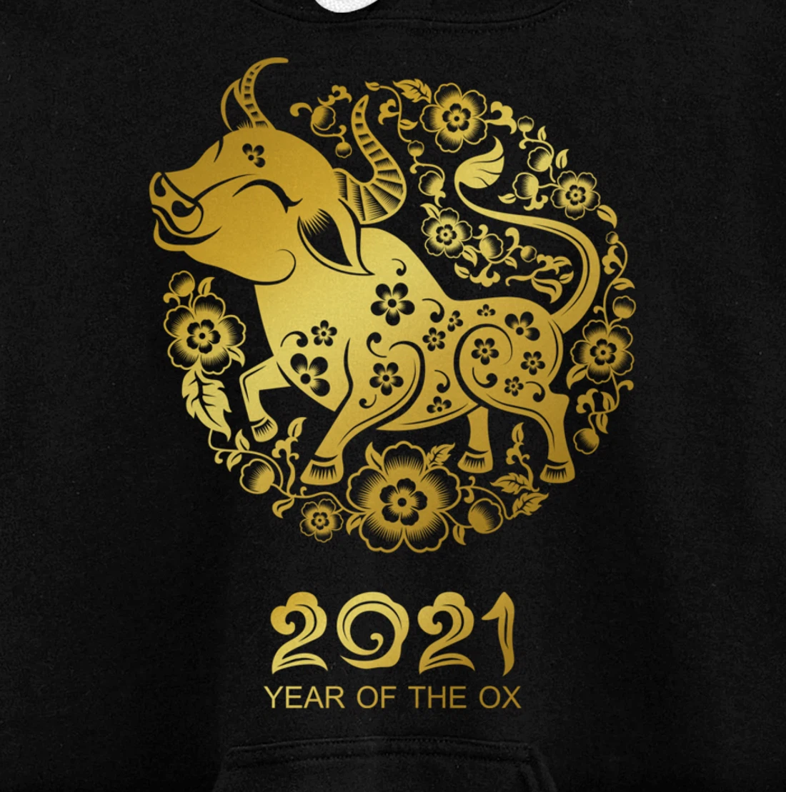 Happy Chinese New Year 2021 - Year Of The Ox Pullover Hoodie